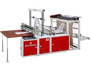 Máquina computarizada para fabricar bolsas con sellado inferior  